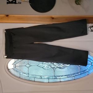 Xersion Dark Grey with Neon Green Quick Dry Athletic Boys Pants L 10-12